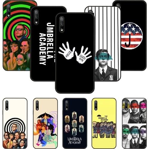 Phone Case For Huawei Honor 9X 10 9 20 8X 8A 8S 7X 7A i A Pro Play Lite Black Cover Bumper Trend Gallagher TV Umbrella Academy