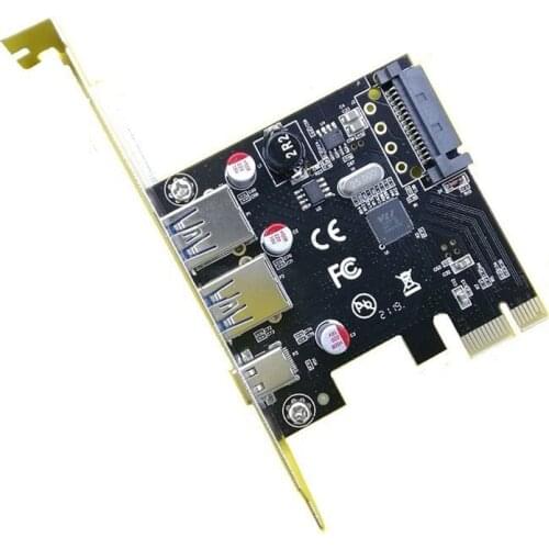 Usb 3.1 Type C Pcie Expansion Card Pci-E To 1 Type C And 2 Type A 3.0 Usb Adapter Pci Express Controller Hub For Desktop Pc