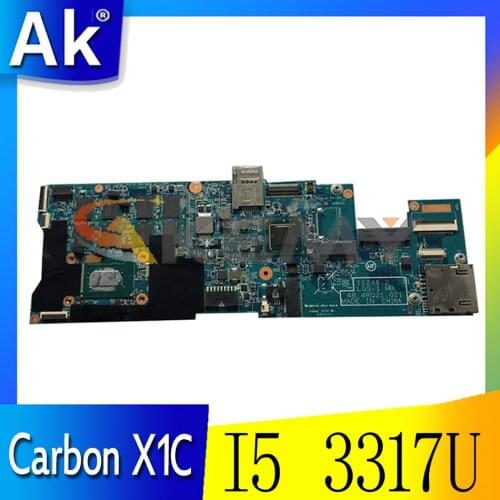 Akemy 48.4RQ01.021 For Lenovo ThinkPad X1 Carbon X1C Laptop Motherboard CPU I5 3317U 4G RAM 100% Test Work