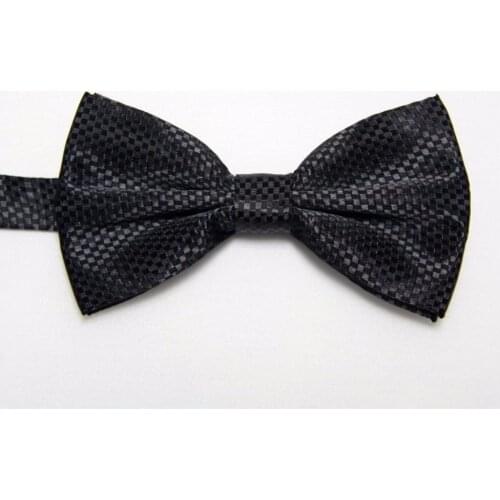 HOOYI 2019 mens Black bowtie Party bow ties knot butterfly ascot