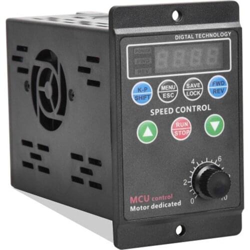 220 V Single-phase Input Three-phase Output Motor Driver Frequency Converter with Four-digit Digital Tube Display