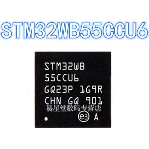 1PCS-5PCS 100% new original authentic STM32WB55CCU6 QFN-48 32WB55CCU6 QFN48 32-bit microcontroller chip