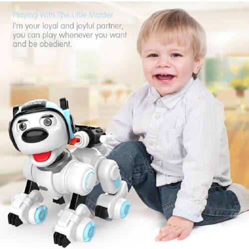 X901 RC Robot Dog Intelligent Programming Touch Sensitive Remote Dog Sing a Song Dancing For Puzzle RC Toy kids Toys