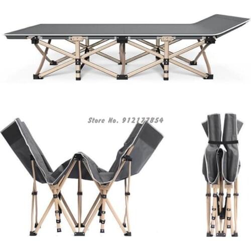 Folding Bed Sheet For Household Adult Lunch Break Multifunctional Portable Nap Recliner Office Simple Camping Bed