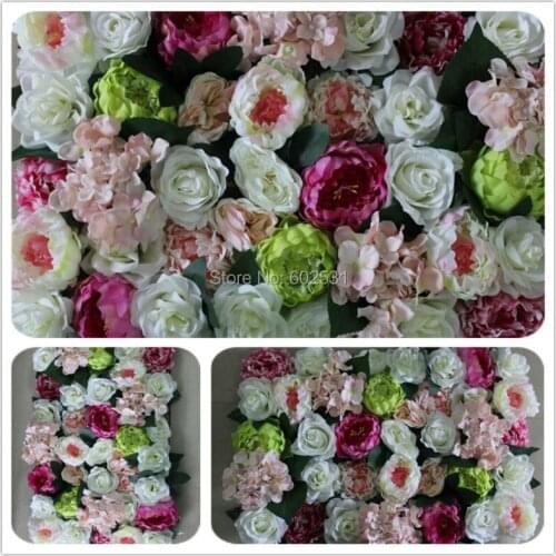 SPR 2018 wedding flower wall for stage or backdrop wedding artificial flower decorations arch flower Free Shipping 10pcs/lot