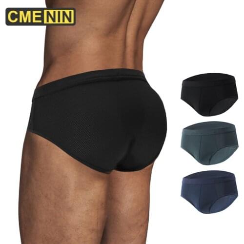 New Polyester Jockstrap Underwear Man Brief Low Waist Innerwear Gay Sexy Mens Panties Briefs Men Underpants Masculina CM808