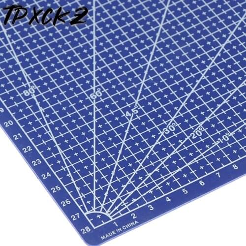 1Pcs PVC Rectangular Grid Line Cutting Mat DIY Tool 45cm x30cm Model Mat Board Paper Cutting Board