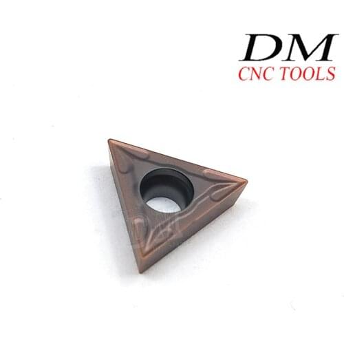 10pcs TCMT090202 VP15TF Carbide Cutting Insert Triangle Boring Cutter Insert CNC Lathe Cutting Tool Lathe Accessories