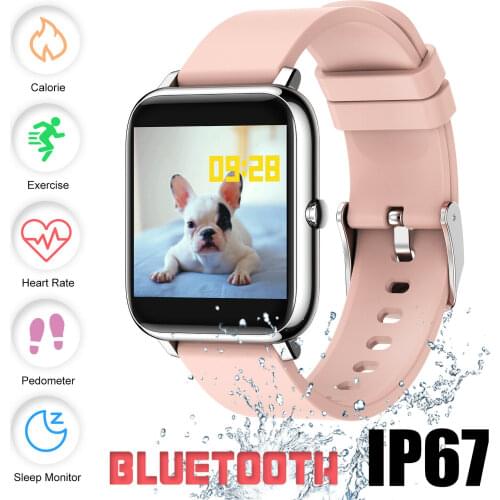 2021 Full Touch Smart Watch Women Men Sport Watch Fashion Electronic Ladies Wrist Watch For Andriod Ios SmartWatch in Stock