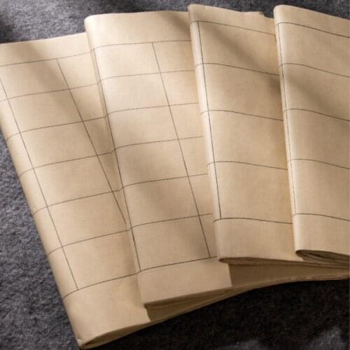 50pcs Calligraphy Rice Paper Papel Arroz Beginner Official Seal Script Calligraphy Xuan Paper Chinese Half Ripe Xuan Paper