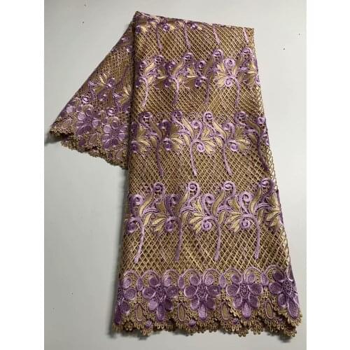 African Cord Lace For Party Cotton Guipure Lace Fabric With Stones 2021 High Quality Nigerian Lace Fabric Sewing Material 5yards