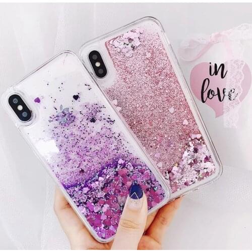 Liquid Quicksand Case For OPPO A5 A9 2020 Realme 5 6 Pro Q XT X2 X50 K5 Reno ACE 2F 2Z 3 A91 F15 A92 S A52 A31 A72 Glitter Cover
