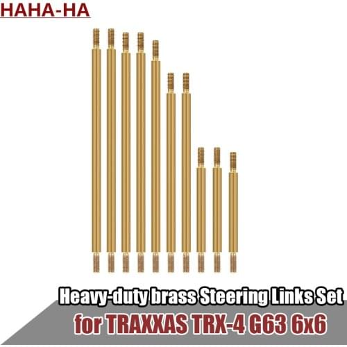 1 Set Brass Unassembled Link Set Suspension and Steering Links for 1/10 RC Crawler TRAXXAS TRX4 TRX6 G63 6x6 Upgrade parts