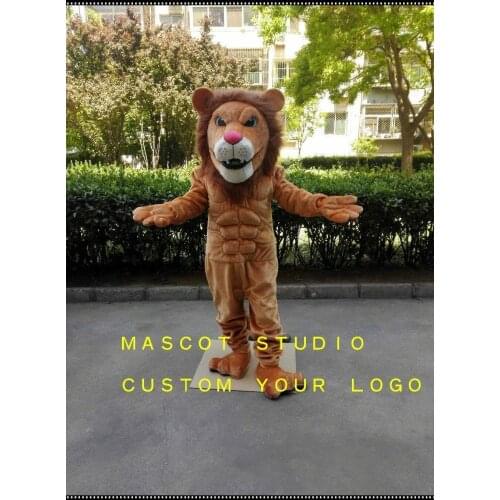 Lion Mascot Costume Cosplay Party Game Dress Outfit Advertising Halloween Adult Holiday Gift Promotion Event Cute 3C
