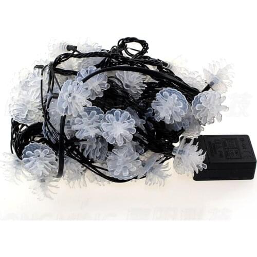 Beautiful PineCone Shape Holiday Fairy String Lights 10m 80 led christmas Lights for Outdoor Indoor Xmas Party use