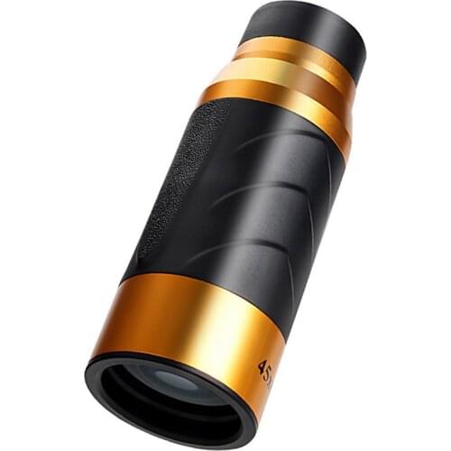 Mini Zoom Telescope Coated Prism Portable Monocular Portable Telescope 45X60 Aluminum Alloy Adjustable Fmc Telescope