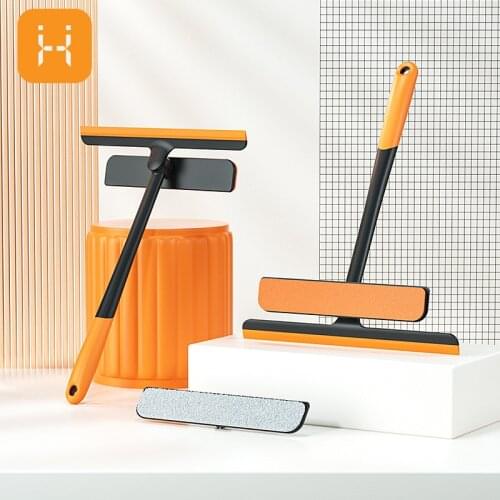 Multifunctional Window Washer Glass Casement Washing Brush Rubber Squeegee Scraper Wiper House Cleaner Hand Tools For Bathroom