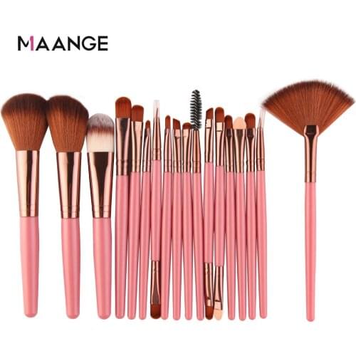 15/18/20Pcs Makeup Brushes Set Powder Foundation Blush Eye Shadow Blend Cosmetic Beauty Make Up Brush Tool Kit Maquiagem gift