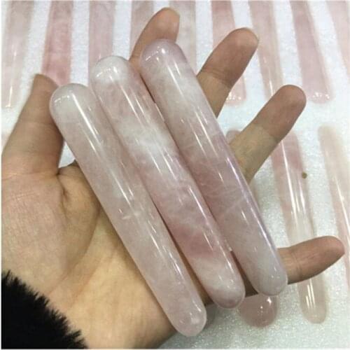 Natural powder crystal facial massage stick jiejin rod through activating channels to improve facial color jade st