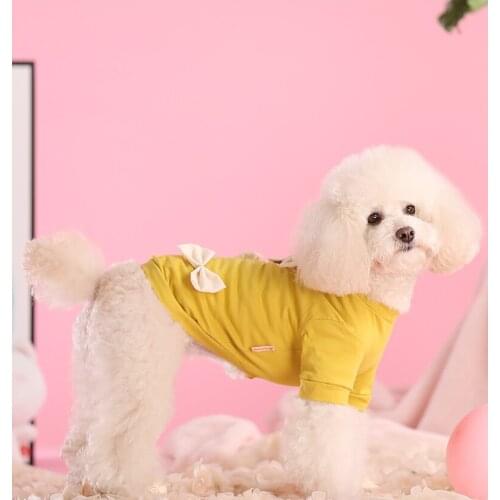 Dog clothes spring and summer new cat clothes dress vest sling small dog