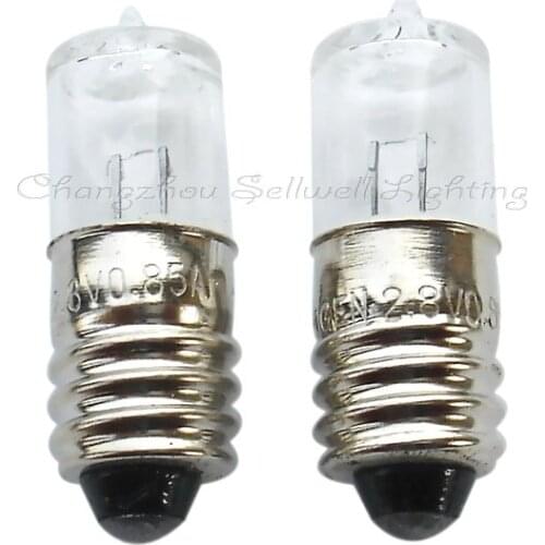 Great!halogen Bulbs Lighting 2.8v 0.85a E10 A008