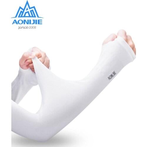 AONIJIE Sun Protection Gloves Ice Silk Sun Protection Sleeve Sports Driving Gloves UV Protection Ice Sleeve Riding Sun Protectio