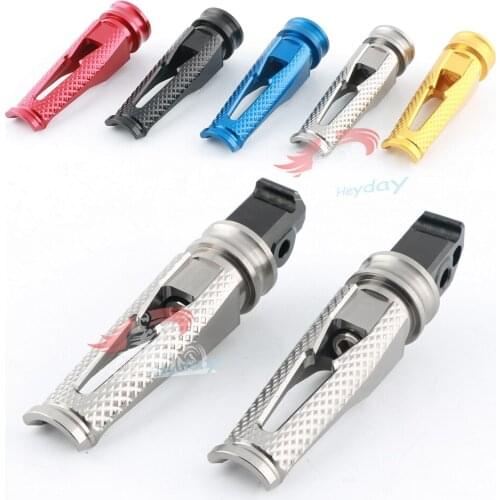 Motorcycle CNC Rear Foot Pegs Footpegs Passenger For HONDA CBR600RR 2003-2018 CBR1000RR 2004-2016 CB1000R VTR1000 CBR600 F4 F4I