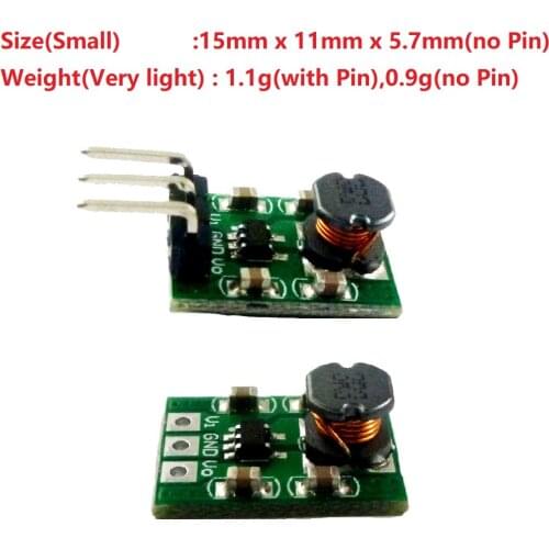 Mini size 2A DC DC Buck Converter 3.3-5.5 to 3.3V Module Step Down Voltage Regulator Module replace ams117-3.3