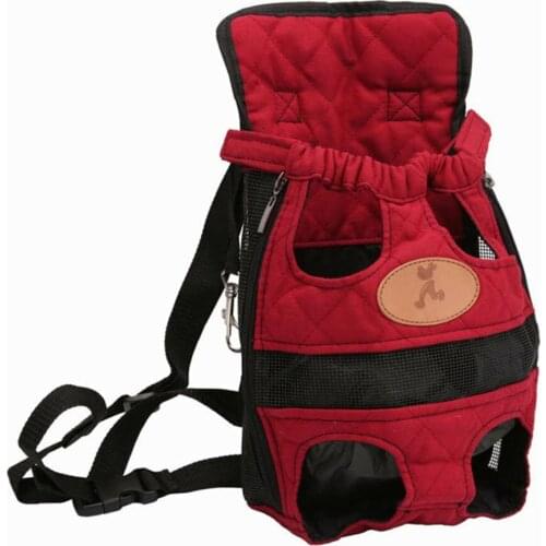New Oxford Cloth Dog Chest Backpack Fashion Design Pet Supplies Portable Carrier Backpack Legs Out For Pet Dogs Cats