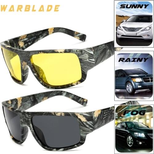 WarBLade Polarized Sunglasses For Men Vintage Mirror Coating Driver Anti-glare Sun Glasses 100% UV400 Goggles Eyewears 2018 New