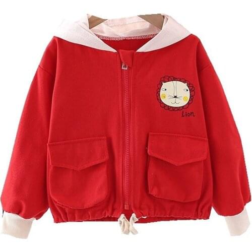 Spring Autumn Children Cotton Clothes Baby Boys Girls Hoodies Kids Infant Cartoon Clothing Toddler Casual Fashion Jacket