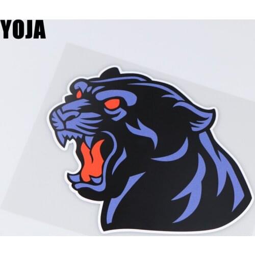 YOJA 16.8X14CM Animal Car Sticker Funny Black Pink Shorts Head Cartoon Vinyl Decal ZT3-0093