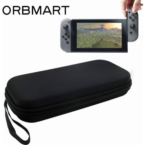 ORBMART 4 Color Hard Protective Cover Pouch Bag For Nintendo Switch NS Vedeo game Console With Screen Protector Film