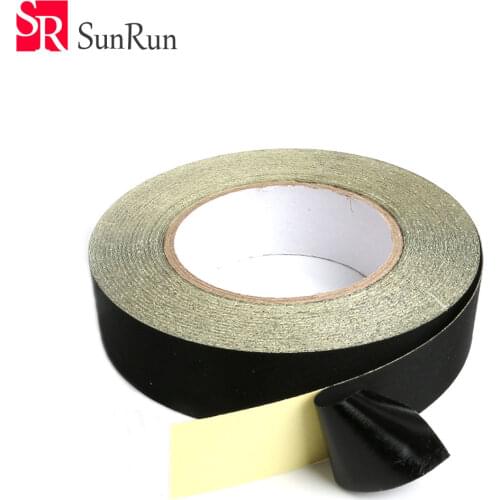 10mm~30mm width Choose) Black Acetate Cloth Single Adhesive Tape Insulate for Motor Coil Wire LCD Black Fabric&Glue 30M