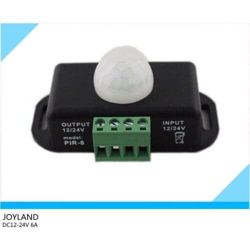 10pcs PIR sensor switch infrared human body induction switch DC12-24V12V 144W 6A 1 channel