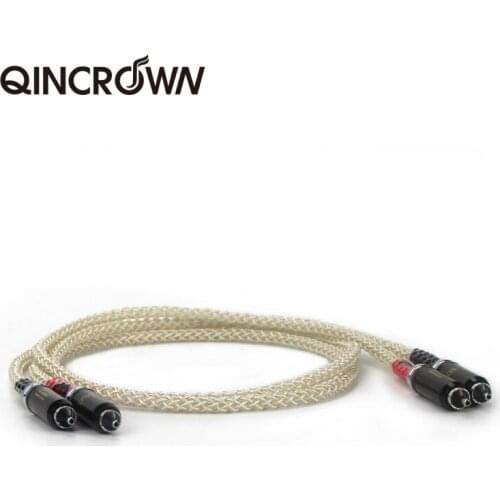7N single crystal silver signal line audio signal line super soft body, high-pitched sweet low frequency does not loose