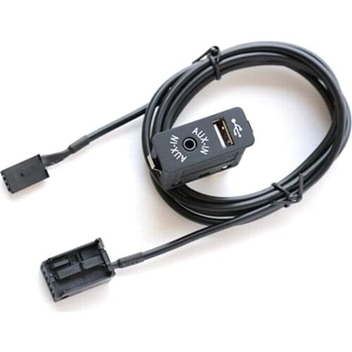 Car Dash12Pin AUX Audio Cable Input AUXILIARY Adapter Audio Cable for MP3 iPod BMW E39 E53 X5 Z4 E83 E85 E86 X3