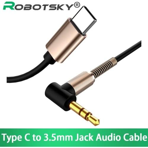 USB Type C Car AUX Audio Cable to 3.5mm Jack Female Speaker Cable For Headphone Headset AUX Cord For Huawei Xiaomi OPPO Honor