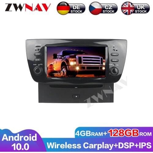 128GB Multimedia Player Android 10 screen For Fit DOBLO 2010 2011 2012 2013 2014 car GPS Automotivo Radio radio stereo head unit