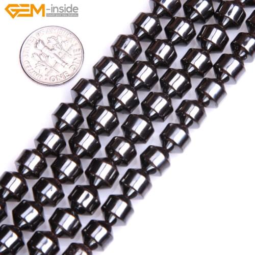 Gem-inside Natural Marquise Shape magnetic magnetite Hematite stone Beads For Jewelry Making Necklace 6X12mm 15inches DIY