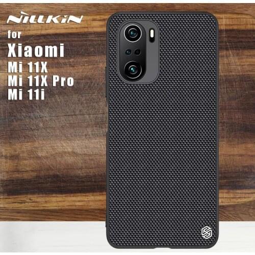 Nillkin case for Xiaomi Mi 11X Pro 5G case back cover Textured protective nylon fiber TPU PC 360 cases for Xiaomi Mi 11x 11i