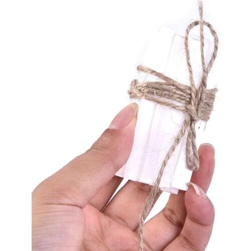 Hot！10pcs Natural White Selenite Crystal Stick Chips Gypsum Quartz Rough Minerals Specimen Point Healing Stone