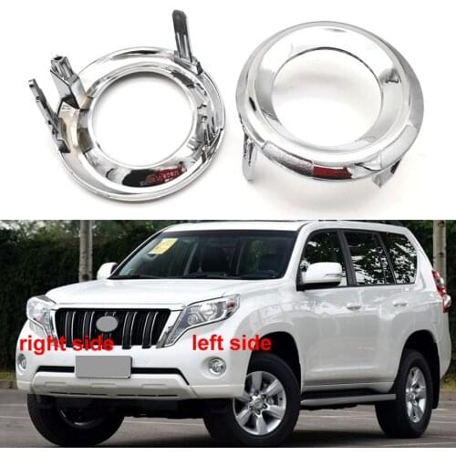 For Toyota Prado 2700 4000 2014 2015 2016 2017 Fog Lamp Shell Front Bumper Grille Driving Lamp Cover Fog Light Cover