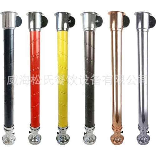 Korean barbecue telescopic smoke exhaust pipe stainless steel barbecue smoking hood