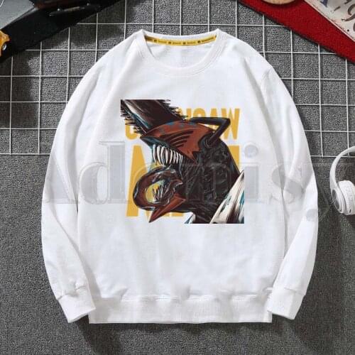Graphic Chainsaw Man Manga Pochita Makima Kawaii Spring Autumn Male Casual Hoodies Sweatshirts Mens Hoodies Sweatshirt Tops