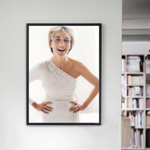 Wall Art HD Printed Beautiful Retro Lady Pictures Canvas Home Black Gift Decor Modular Painting No Frame Cuadros For Living Room