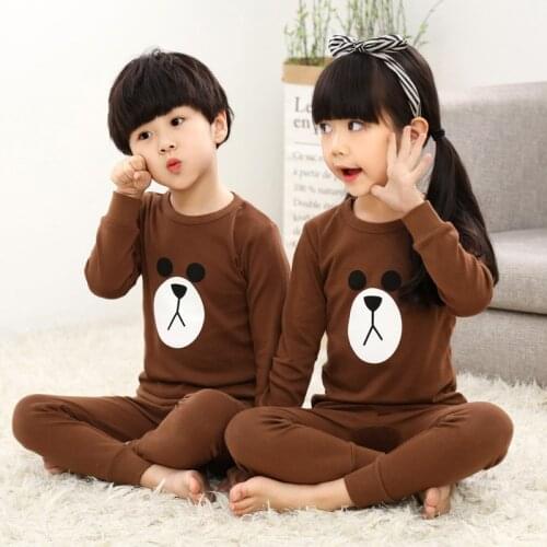 Autumn Children Clothes Kids Clothing Set Boys Pajamas Sets Totoro Cartoon Nightwear Print Pajamas Girls Sleepwear Baby Pyjama