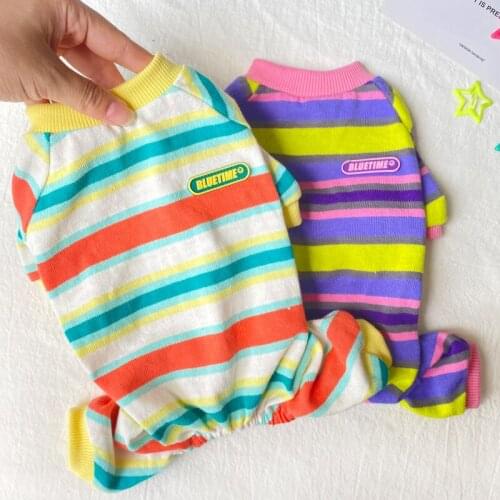 Dog Pajamas Jumpsuit Small Dog Clothes Overalls Puppy Costumes Outfit Garment Yorkshire Pomeranian maltese Poodle Dog Clothing