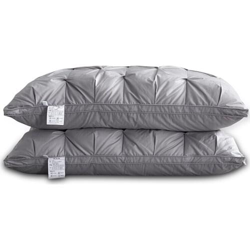 95% White Goose Down Pillow High-grade Five Star Hotel Feather Pillow Adult Orthopedic Neck Pillows With 100% Cotton Cover