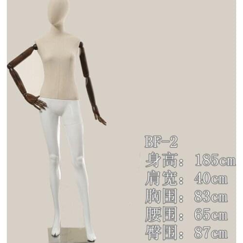 Factory Directsell New Style Hand Bendable Female Fiberglass Mannequin Women Manikin Hot Sale